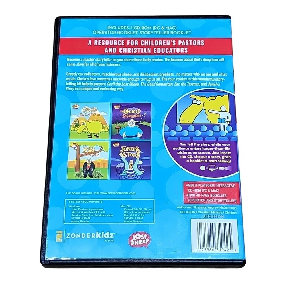 Gods Love‎ Cecil & Friends Storytelling Kit Christian Children Ministry CD Book